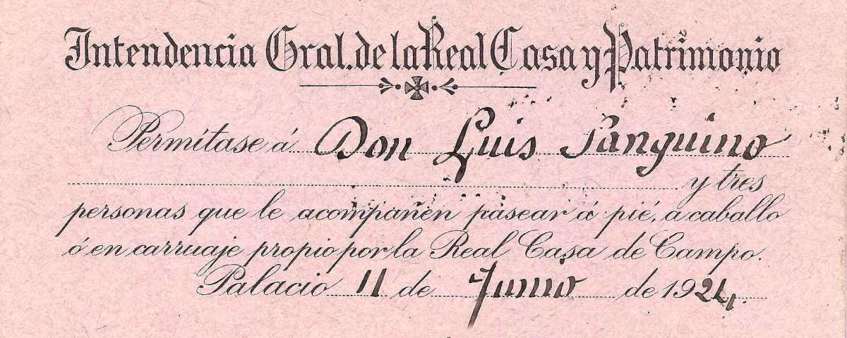 Cómo se entraba en la Casa de Campo